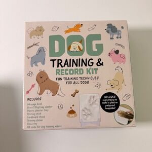 Hinkler Dog Training and Record Kit Heather Hammond Paw Print Keepsake Book Set